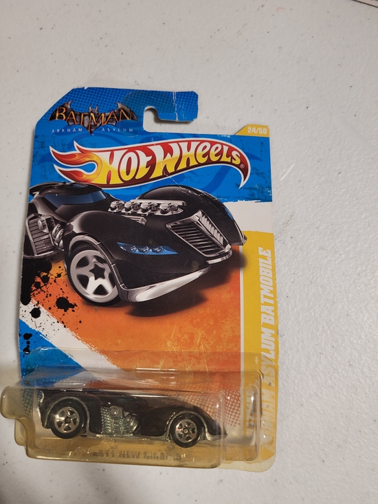 Hot Wheels Other - Hot Wheels Black Batmobile Die-Cast Toy Car